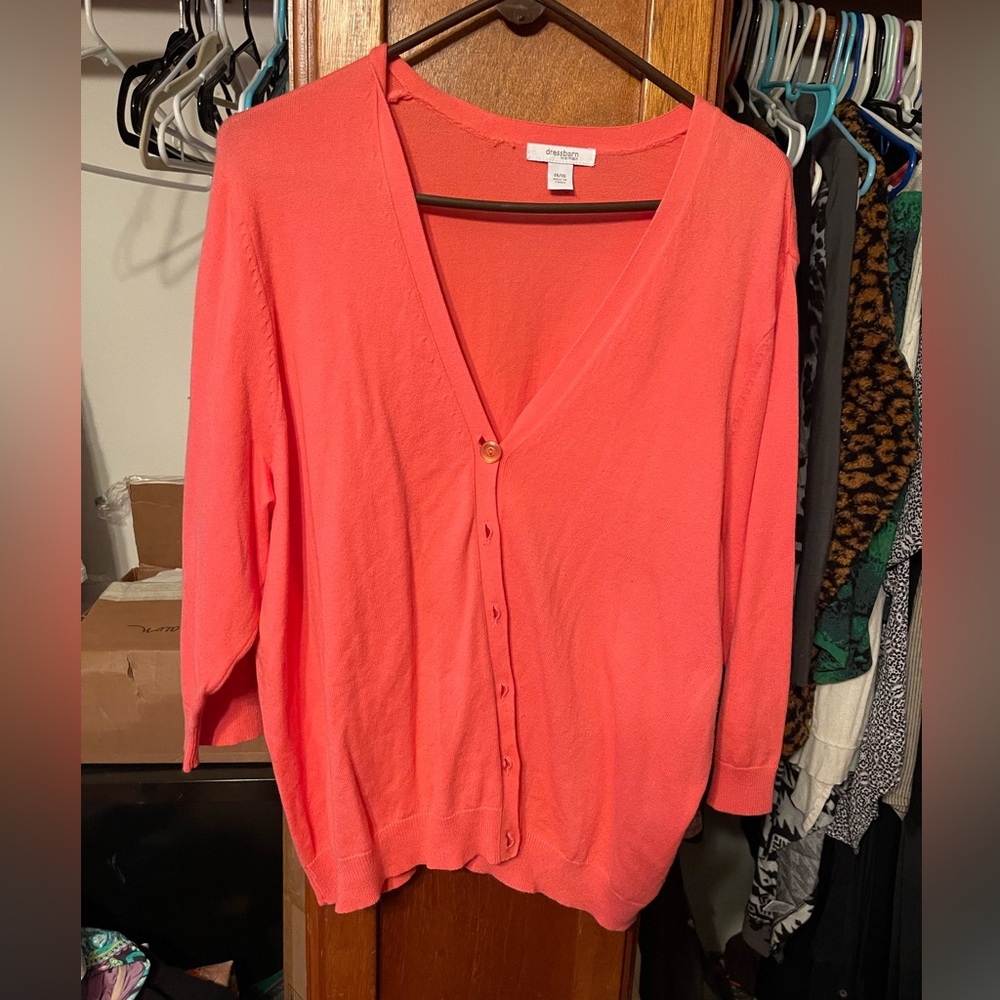 Dressbarn 14/16 Button Up Sweater